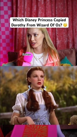 Which Disney Princess’s Fashion was a direct copy of Dorothy Gale From Wizard Of Oz? #disney