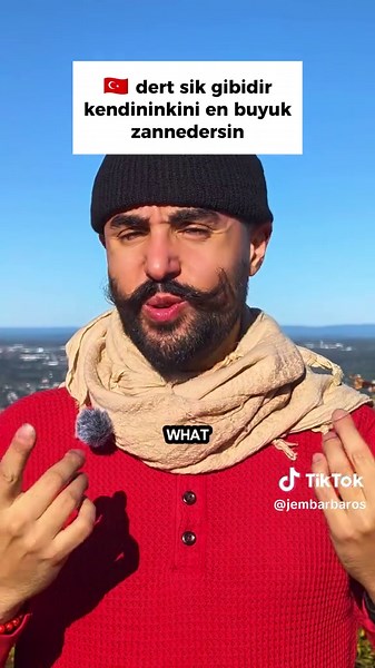 Turkish saying: Worries are like your c***, you believe yours is the biggest. -- 🇹🇷: Dert sik gibidir, kendininkini en büyük zannedersin. Funny Turkish folk sayings explained in English #turkishamerican #turkiye #storytelling #comedy #jembarbaros