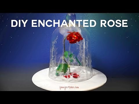 DIY Enchanted Rose Tutorial from Disney's Beauty & the Beast Live Action Movie