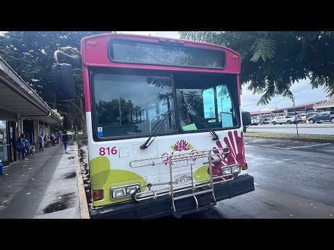 [Hele-On, Big Island 2000 Gillig LowFloor] Hele-On Bus #816 Route 40