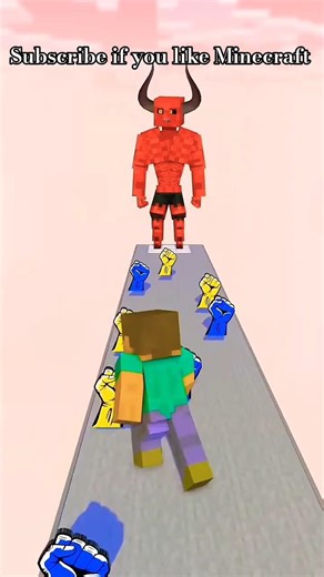 Minecraft steve speed run 😀 vs monster 💀 #minecraft #animation #minecraftanimation #herobrine