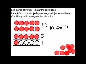 Stratégies d’additions - 1ère année