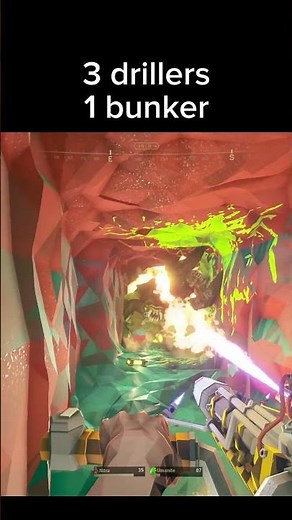 3 drillers 1 bunker | Deep Rock Galactic