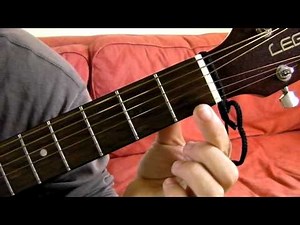 D Minor 7 (Dm7) Guitar Chord Demonstration