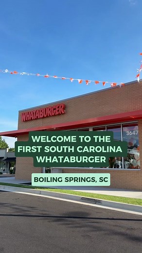 Welcome to Whataburger in Boiling Springs, South Carolina