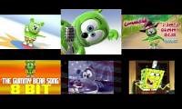 Mix of 6 videos from youtube : The Gummy Bear Song Remake all