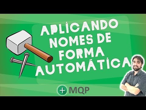 Aplicando Nomes de Forma Automática no Excel