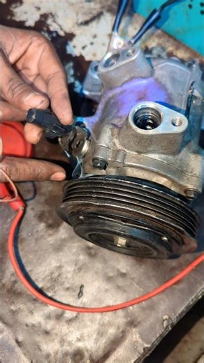 ac compressor clutch coil blown #ac #airconditioner
