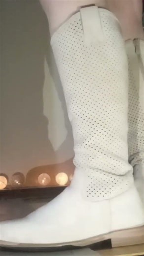 ASMR Boot Tapping | Soft Suede Knee-High Boots (No Heels)