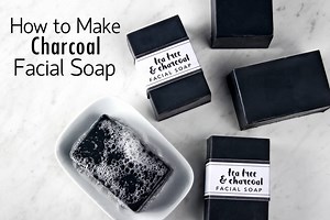 Learn how to make facial soap with activated charcoal and tea tree essential oil! Find the recipe here: https://www.soapqueen.com/bath-and-body-tutorials/charcoal-facial-soap-tutorial/ | Bramble Berry