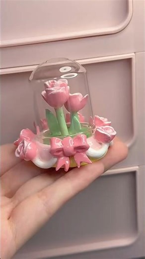 Lost in a Gentle Pink Vortex Clay Tutorial | Hướng dẫn làm đồ thủ công bằng đất sét tự khô