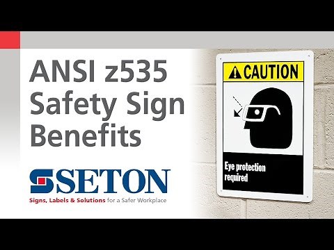 How to Better Communicate Safety Messages with ANSI z535 Safety Signs | Seton Video