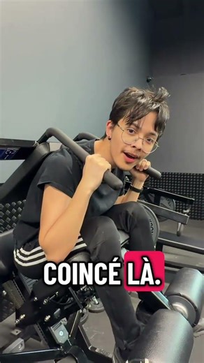 First time at the gym, the machine is eating me alive