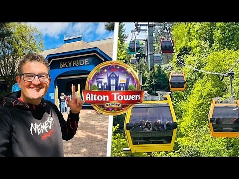 The Skyride IS BACK OPEN At Alton Towers! FULL Tour & Awesome Views!
