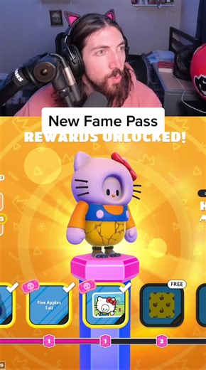 New Hello Kitty Fall Guys Fame Pass Overview