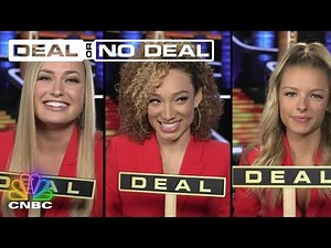 Briefcase Models Play 'Deal Or No Deal' Paddle Game, Pt. 1 | Deal Or No Deal