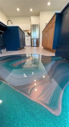 Kitchen Flooring with Epoxy