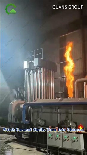 Coconut Shell Carbonization Machine – Produce Biochar & Syngas for Fuel! #Biochar #Syngas #Charcoal