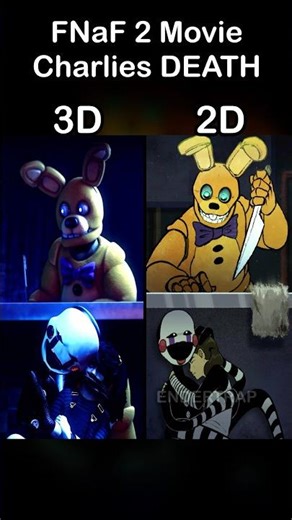 La La La FNaF 2 Movie Animation - 2D VS 3D