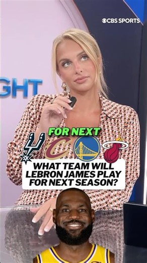 What team will LeBron be on next season? #nba #lebronjames