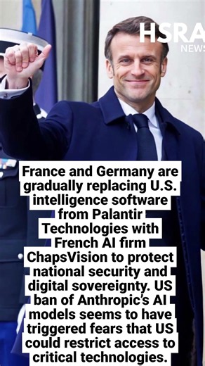 Europe Divorces US AI Intelligence Systems | France Rejects American AI Dependence #shorts #news