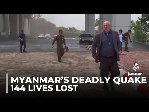 Powerful earthquake hits Myanmar, at least 144 people killed in magnitude 7.7 quake