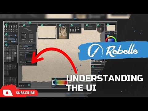 Rebelle Tutorials: Understanding the User Interface