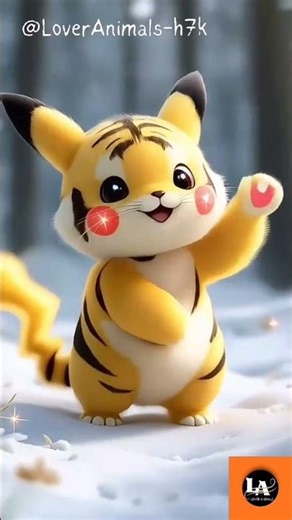 Tiger Meets Pikachu 🐅⚡ | Funny & Cute Animal Moments