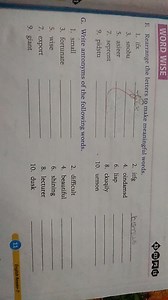 Rearrange the letters to make meaningful words.ifxitfgsnobu... | Filo