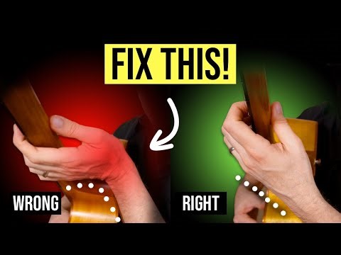 How to STOP Left Hand Wrist Pain on Guitar