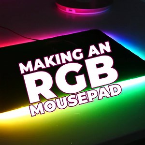 16K views · 274 reactions | Using a cheap chopping board from IKEA and a dash of neoprene, we create a #magical glow-in-the-dark #mouse pad that lights up when you plug it in! | Nerdforge | Facebook