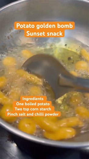 Crispy potato snack || potato bomb || kids snacks recipes #shorts #snacks #kidssnacks #potatobomb￼