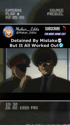 Detained By Mistake💀 But It All Worked Out🥶 #anime #animeedit