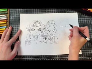 KPop Demon Hunters | How to draw Huntrix | Part 2