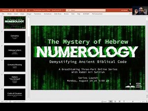 The Mystery of Hebrew Numerology - Lesson 1
