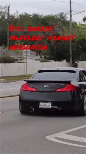 Budget G35 custom exhaust, resonated test pipes,z1 y pipe, vibrant resonator, evil energy muffler