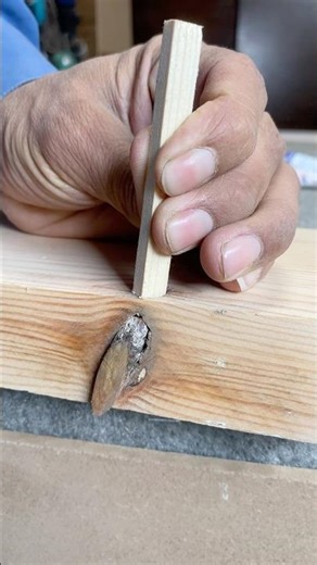 Easy Wood Repair Trick | Fix It Like This! Simple, Powerful Trick #woodworking #fix #diy #carpentry