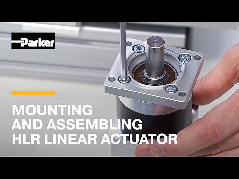 How to Assemble HLR Linear Actuator with Motor and Gearbox