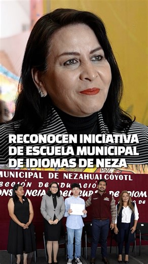 En Neza puedes estudiar inglés gratis, en nuestra Escuela Municipal de Idiomas Este esfuerzo lo hacemos conjuntamente con la Facultad de Estudios Superiores Aragón, de la UNAM, (FES Aragón UNAM), y agradezco a su directora Araceli Romo, sus generosas palabras y el que sea parte de esta iniciativa que permite que las y los alumnos de nuestra escuela municipal tengan mejores oportunidades de desarrollo. Continuaremos acercando la educación a todas y todos #PorAmorANeza❤️ | Adolfo Cerqueda Rebollo
