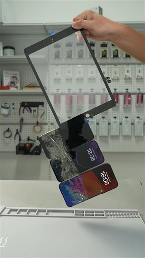 13K views · 75 reactions | Tesa tape used on iPad screen digitizer, strongest adhesion. | REWA Tech | Facebook