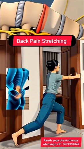 🔥Back Pain Stretching Exercise | Back Pain Relief at Home🏠 | Back Pain Exercises #shorts