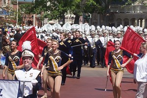 VIDEO: Saline High School Band Marches At Disney World