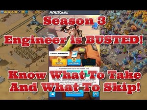 Season 3 Professions Part 2 - Engineer Skill Breakdown - Last War