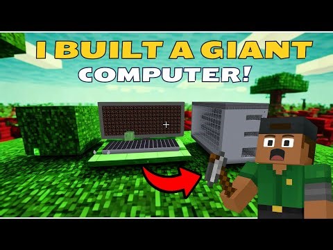 I Built a Giant Computer in Minecraft!