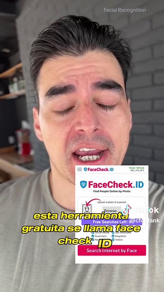 🔍 Conoce esta interesabte herramienta de reconocimiento facial ✅ #facialrecognition #facecheck #pimeyes #tecnologia #technology #chartank
