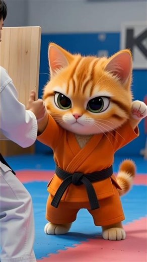 Punching Board Backfires 😾🥋 | Angry Cat EP.12