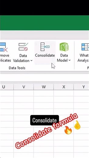 Excel Consolidate Function | अलग-अलग शीट्स का डेटा एक जगह जोड़ें (Full Guide)