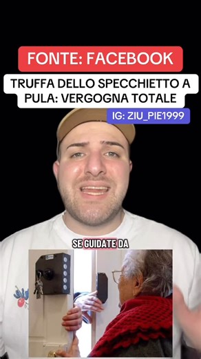 @ziu_pie1999 on Instagram: "Questa mattina a Pula, sulla 195, una signora anziana è stata fermata con la scusa dello specchietto rotto. Spaventata e sola, ha consegnato dei soldi. È inaccettabile approfittarsi della paura delle persone, soprattutto degli anziani. State attenti. Non date soldi. Chiamate subito le forze dell’ordine. Condividete questo video con genitori e nonni. Può evitare che succeda di nuovo. #truffa #attenzione #shock #casteddu #viralvideos"