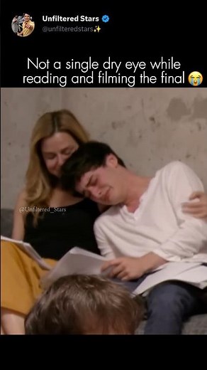 Not a single dry eye while reading and filming the final 😭
