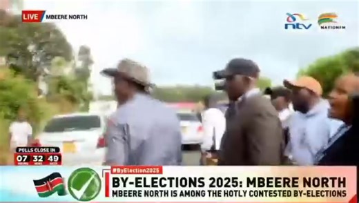 Former Attorney General Justin Muturi captured by NTV assaulting a UDA voter in Mbeere North..... This is voter intimidation.... Muturi should be arrested. | Plo Sigei